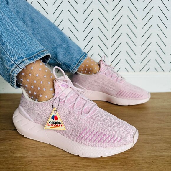❤️Adidas Women Comfy Shoes Sz 8 Originals Swift Run 22 Decon Pink Purple GW6884 - Picture 2 of 10